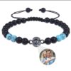 Custom Photo Projection Black Matte Tiger Eye Beads Bracelets - Image 6